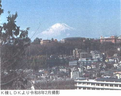 藤沢市西富第3期　新築戸建全2棟　K棟の展望