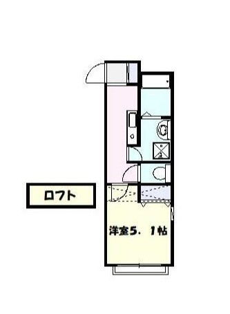 アパートメント枡形の間取り