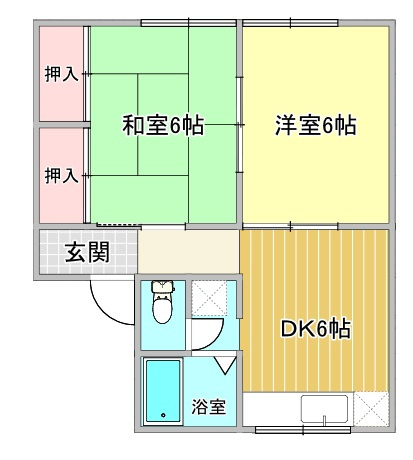 ロイヤル三千刈Aの間取り