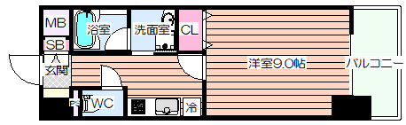 【間取り】 | セレッソコート新大阪