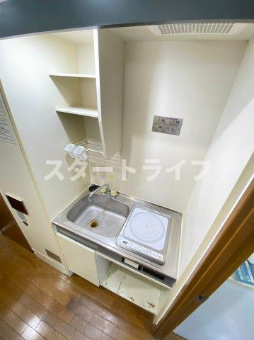 大阪市淀川区西中島１丁目の賃貸マンションのキッチン