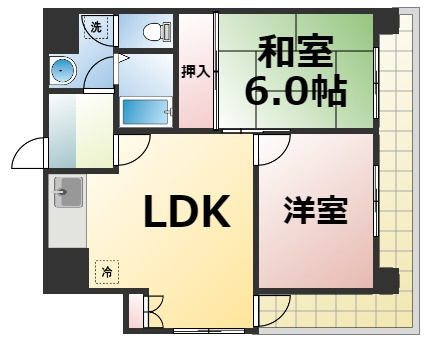 【間取り】 | ラフィーネ北澤　仲介手数料無料