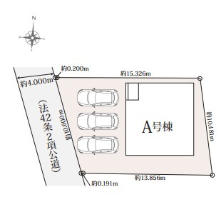 狭山市広瀬1丁目　新築戸建　ハートフルタウンの区画図