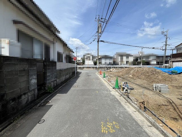 【その他】 | 福岡市早良区飯倉3丁目7期　3号棟（全3棟）【仲介手数料無料・0円】 | 現地写真。前面道路です。