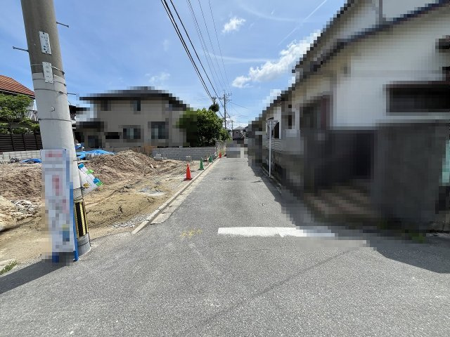 【その他】 | 福岡市早良区飯倉3丁目7期　3号棟（全3棟）【仲介手数料無料・0円】 | 現地写真。前面道路です。
