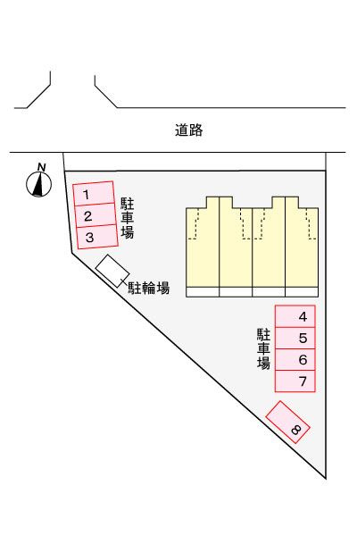 ヴィオラの駐車場