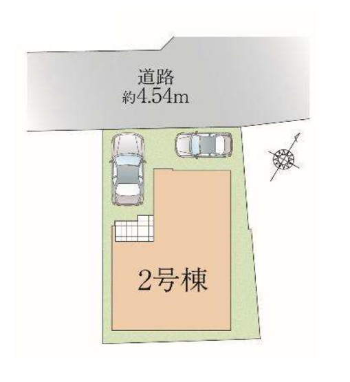 【区画図】 | 福岡市城南区茶山4丁目1期　2号棟（全2棟）【仲介手数料無料・0円】 | 区画図です。2号棟