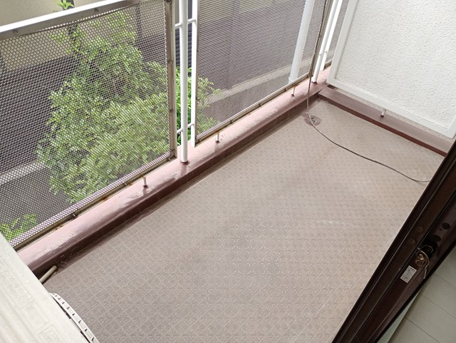 芦屋第一コーポラスのバルコニー