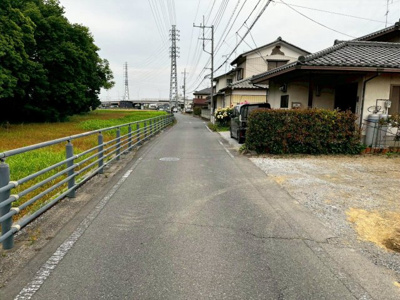 【前面道路含む現地写真】 | 太田市内ケ島町1574-6　売地