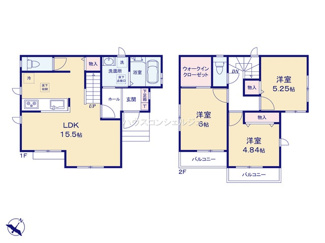 【間取り】 | 名古屋市緑区兵庫２丁目513【仲介手数料無料】新築一戸建て　B号棟