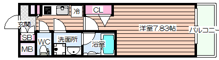 【間取り】 | JMFレジデンス大阪福島