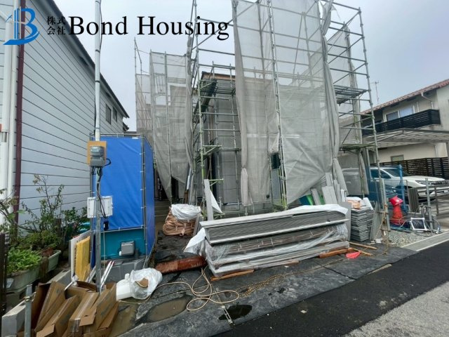 人丸小学校 区　LDK24帖超え　明石市東人丸町　新築戸建の前面道路含む現地写真