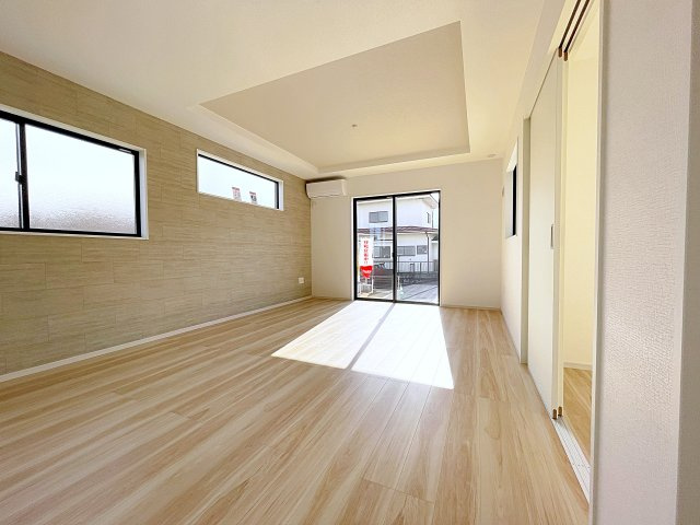 新築戸建・新築建売　郡山市大槻町17期　柴宮小・第一中の居間・リビング
