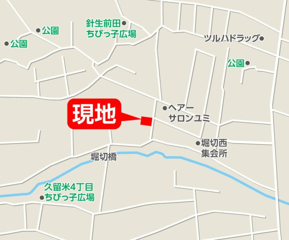 新築戸建・新築建売　郡山市大槻町17期　柴宮小・第一中の地図|現地案内図