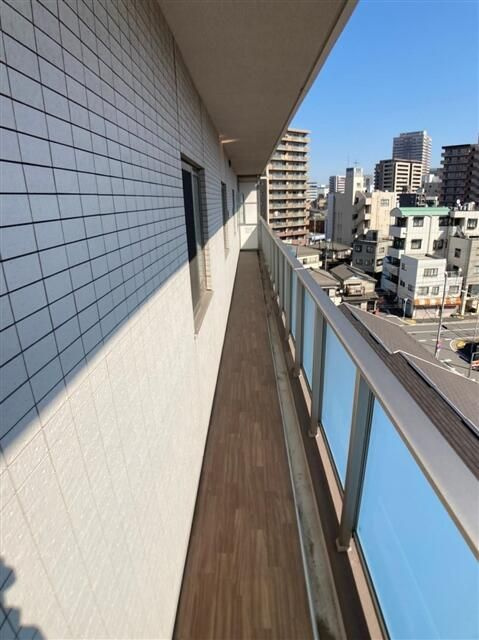 エクセレントシティ千葉登戸のバルコニー