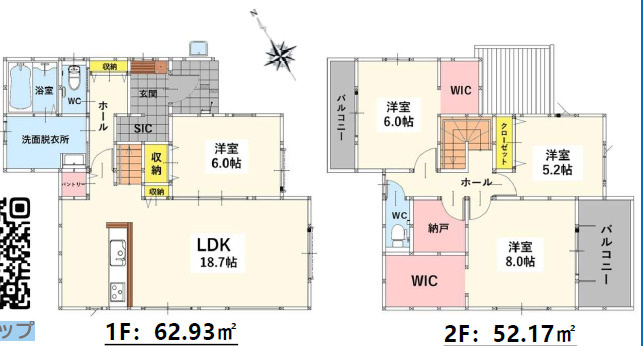 小倉南区東貫1丁目2期の間取り
