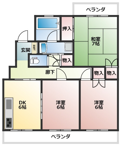 THE FK GARDENの間取り