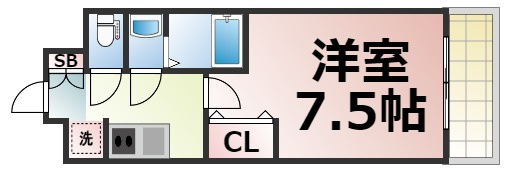 【間取り】 | Luxe今里Ⅱ　仲介手数料無料