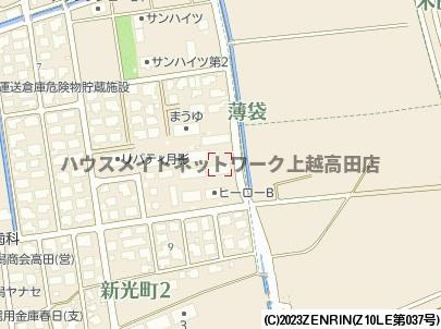 スノー　ヒーロー　Ａの地図|位置図