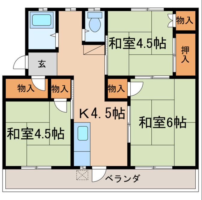 コンラッド倉敷の間取り