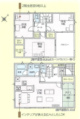 安城市二本木新町第3　新築分譲住宅　全2棟　1号棟