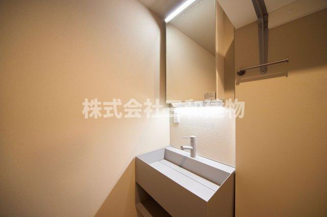 練馬区田柄３丁目のアパートの洗面所