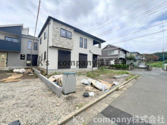 高座郡寒川町岡田8丁目　新築戸建　2号棟の前面道路含む現地写真|2026.6.28撮影◇