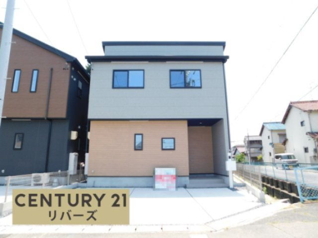 北名古屋市六ツ師松葉の新築一戸建の外観|◇ラスト１棟◇　　いつでもご案内出来ます♪（お問合せ当日、平日、水曜、夜間でもＯＫ）　開放感のある角地！　駐車らくらく並列２台ＯＫ！　広々リビング１７．５帖♪　大容量パントリー完備！