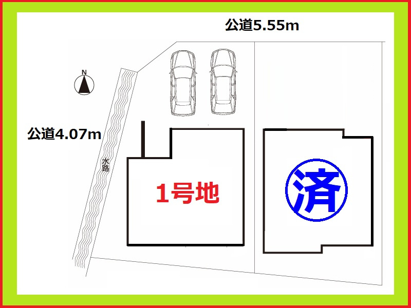 北名古屋市六ツ師松葉の新築一戸建の区画図|◇区画図◇