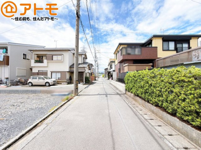 【前面道路含む現地写真】 | 駿河区登呂6丁目　新築戸建　B号棟