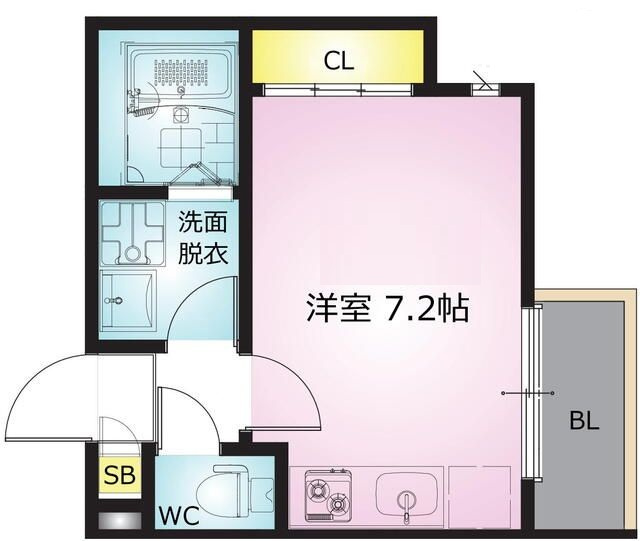 ＲＥＧＡＬＥＳＴ　白鳥の間取り|間取りです。