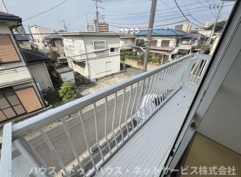 エステートピア吉井町のバルコニー