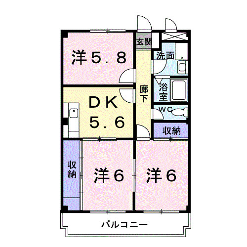 URBAN HILLの間取り