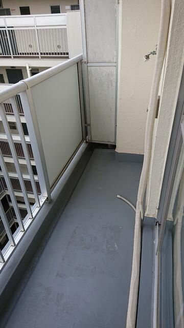 行徳マンションのバルコニー
