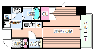 【間取り】 | エイペックス京町堀