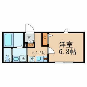 高見シャーメゾンの間取り