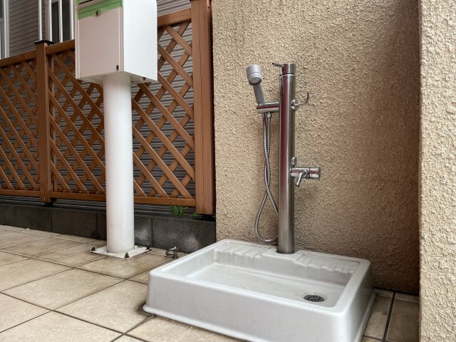 板橋区東新町2丁目のその他|の足洗いや洗車の際などに便利な外水栓が設置されています