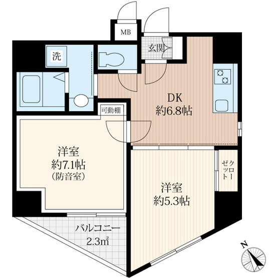 【間取り】 | ラシクラス麹町