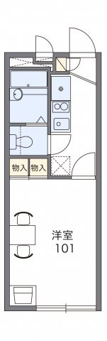 【間取り】 | レオパレスハーモニー | 画像2