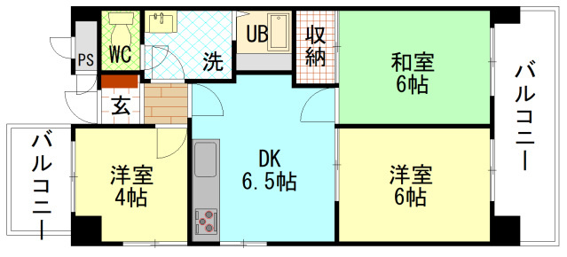 コーポ延寿荘の間取り