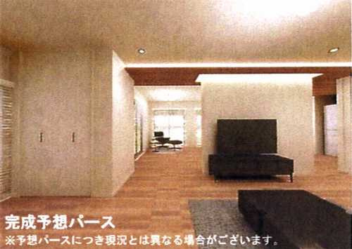 横浜市栄区中野町　リノベーション中古戸建の居間・リビング