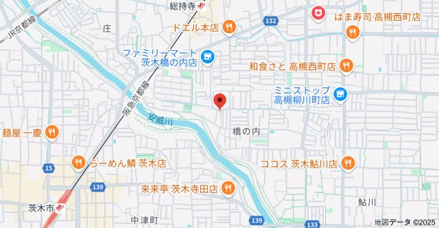 橋の内３丁目戸建の地図