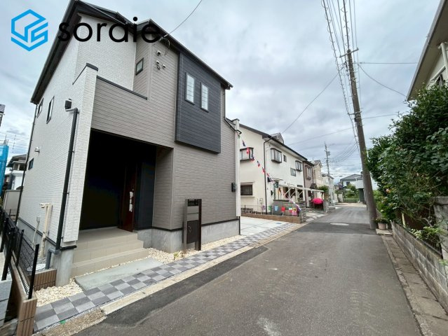 川越市下広谷3期全1棟　新築戸建の前面道路含む現地写真|2026/6/4撮影