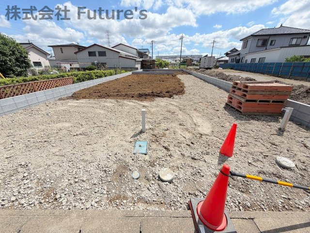 三郷市彦糸1丁目　新築戸建　全2棟　1号棟の外観|現地の写真になります。