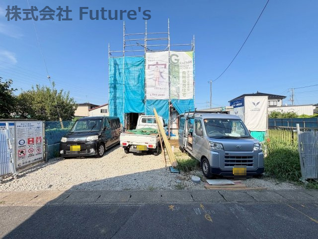 三郷市彦糸1丁目　新築戸建　全2棟　2号棟の外観|現地の写真になります。