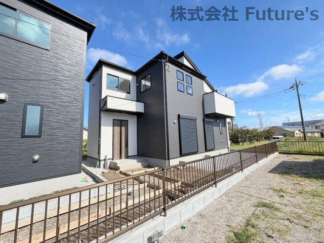三郷市彦糸1丁目　新築戸建　全2棟　2号棟の外観|現地の写真になります。