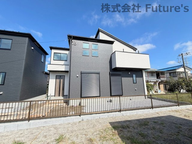 三郷市彦糸1丁目　新築戸建　全2棟　2号棟の外観|現地の写真になります。