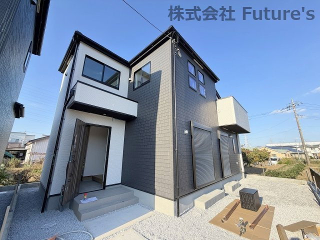 三郷市彦糸1丁目　新築戸建　全2棟　2号棟の外観|現地の写真になります。
