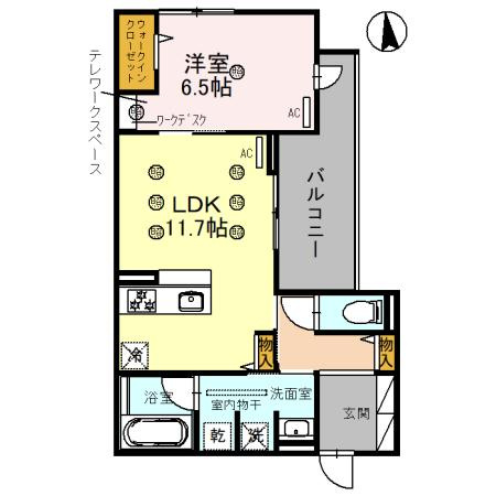 ロワイヤル綿町の間取り