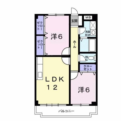 【間取り】 | セゾン八尾東